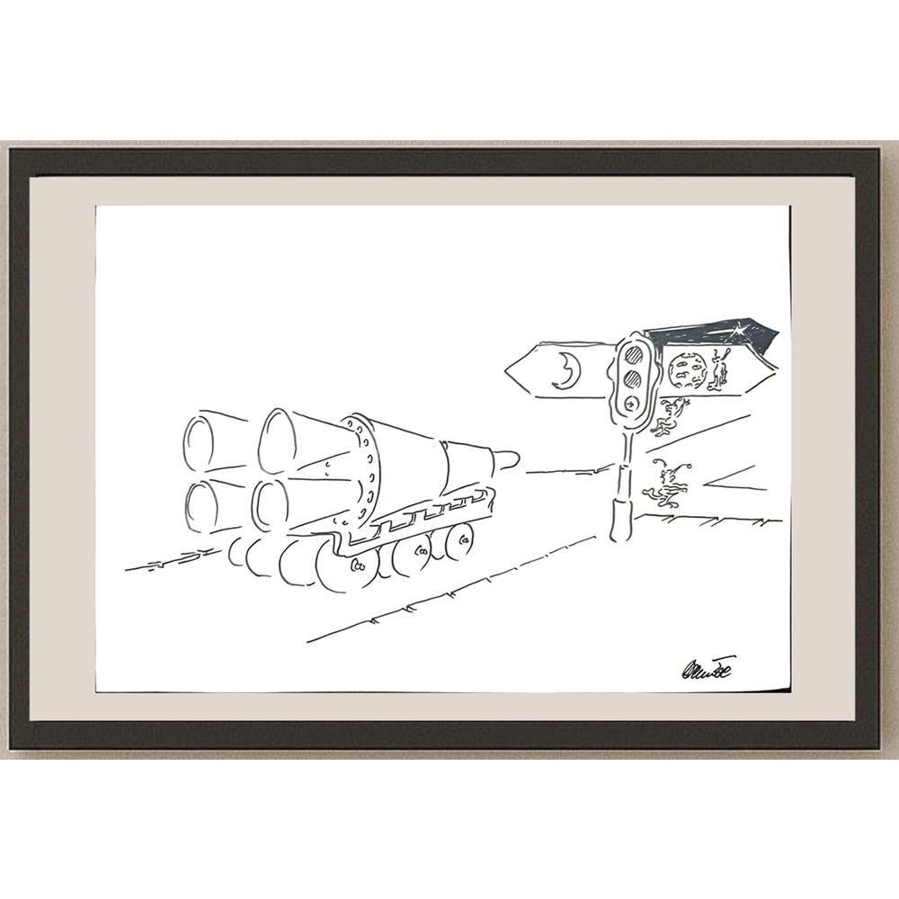 Branko Prehuzic 29x21cm Orijinal Karikatür BOD03479