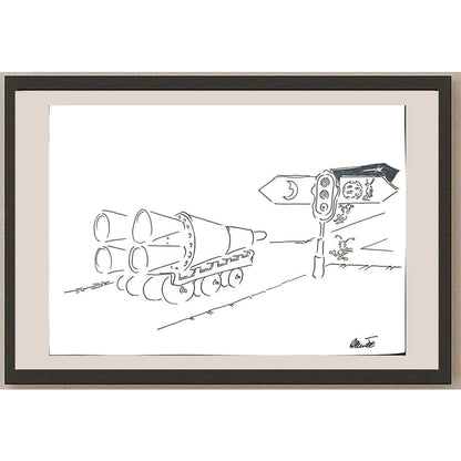 Branko Prehuzic 29x21cm Orijinal Karikatür BOD03479