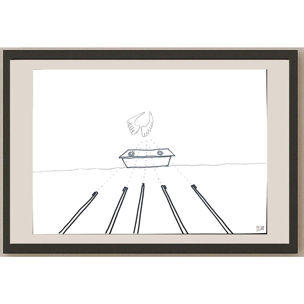 Fedor Kritovak 29x21cm Orijinal Karikatür BOD03482