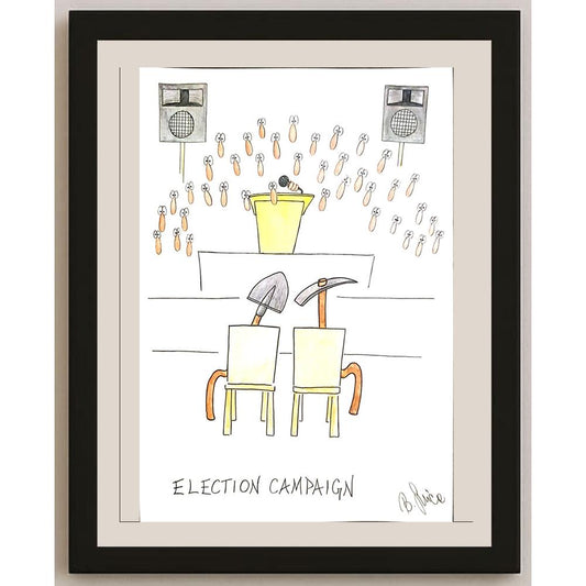 Bojan Grlica 29x21cm Orijinal Karikatür BOD03486