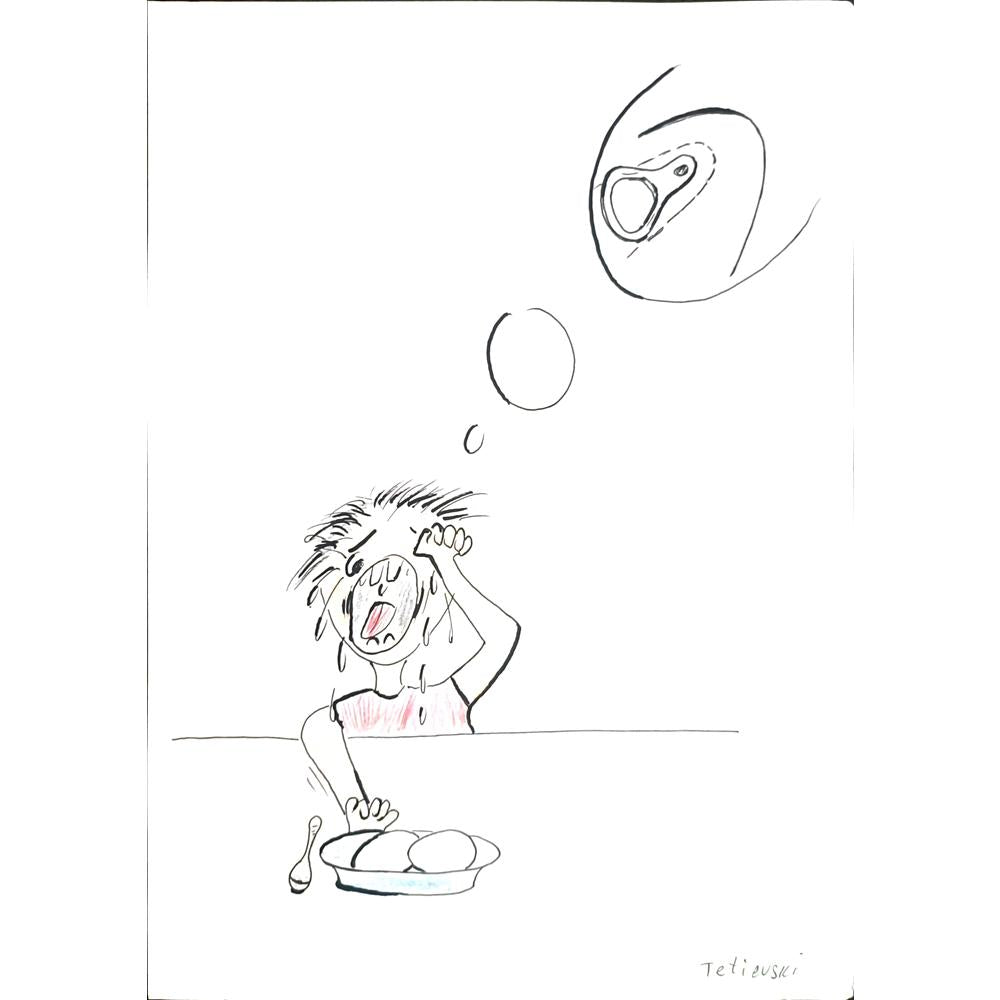 Michael Tetievski 29x21cm Orijinal Karikatür BOD03496