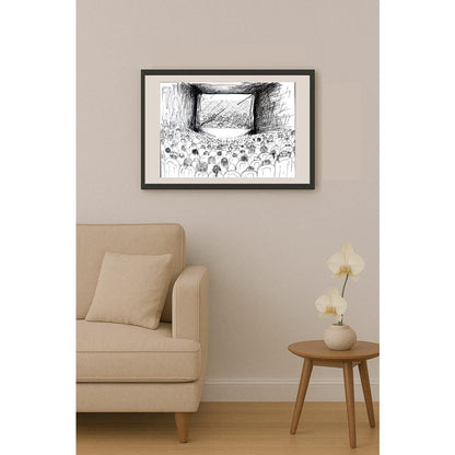 Çiğdem Renkligül 50x35cm Orijinal Karikatür BOD03506