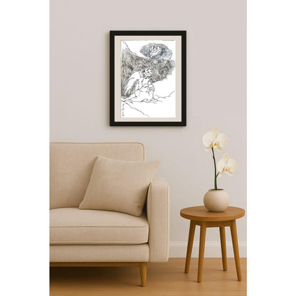 Kiyarash Zandi 50x35cm Orijinal Karikatür BOD03512