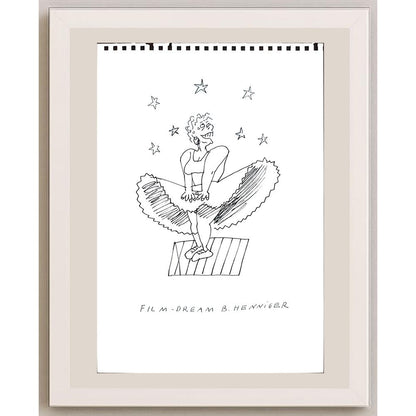 Henniger 29x21cm Orijinal Karikatür BOD03514
