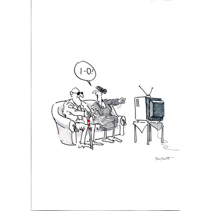 Bartu Ayata 50x35cm Orijinal Karikatür BOD03521