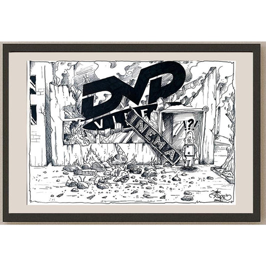 İlker Çelen 50x35cm Orijinal Karikatür BOD03533
