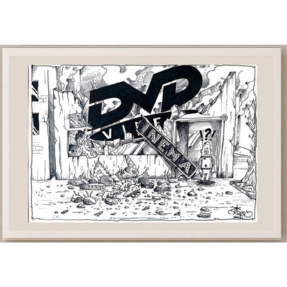 İlker Çelen 50x35cm Orijinal Karikatür BOD03533