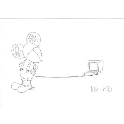 No Rio 50x35cm Orijinal Karikatür BOD03537