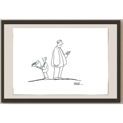Roger Penwill 50x35cm Orijinal Karikatür BOD03539