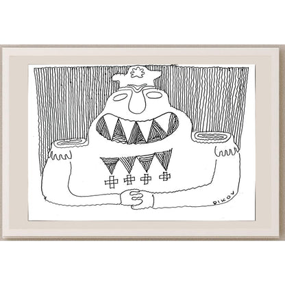 Dikov 50x35cm Orijinal Karikatür BOD03547