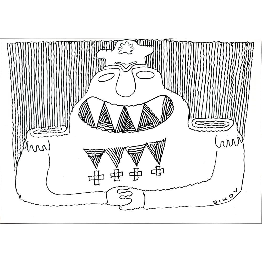 Dikov 50x35cm Orijinal Karikatür BOD03547