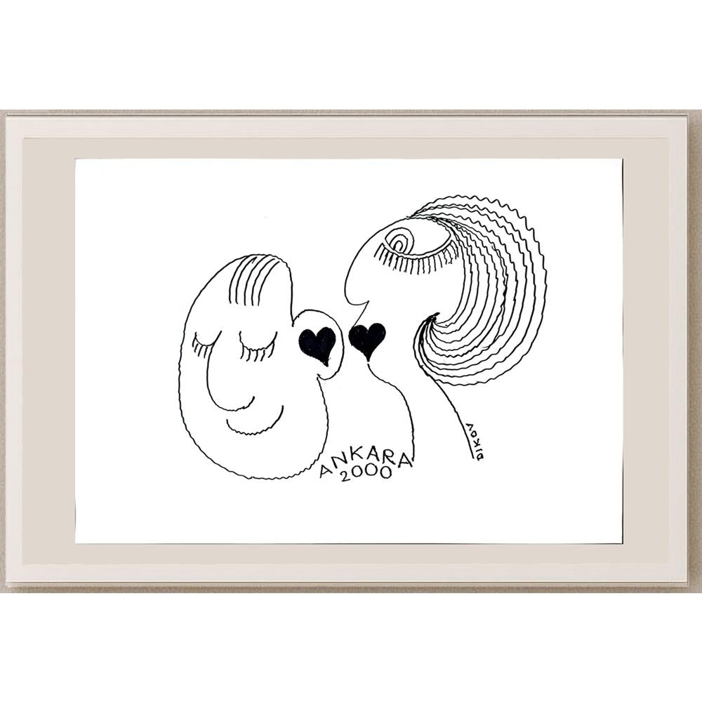 Dikov 50x35cm Orijinal Karikatür BOD03551