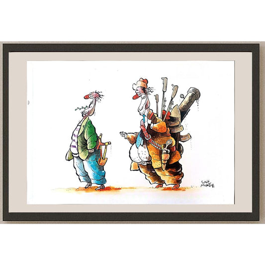 Sait Munzur 43x30cm Orijinal Karikatür BOD03553