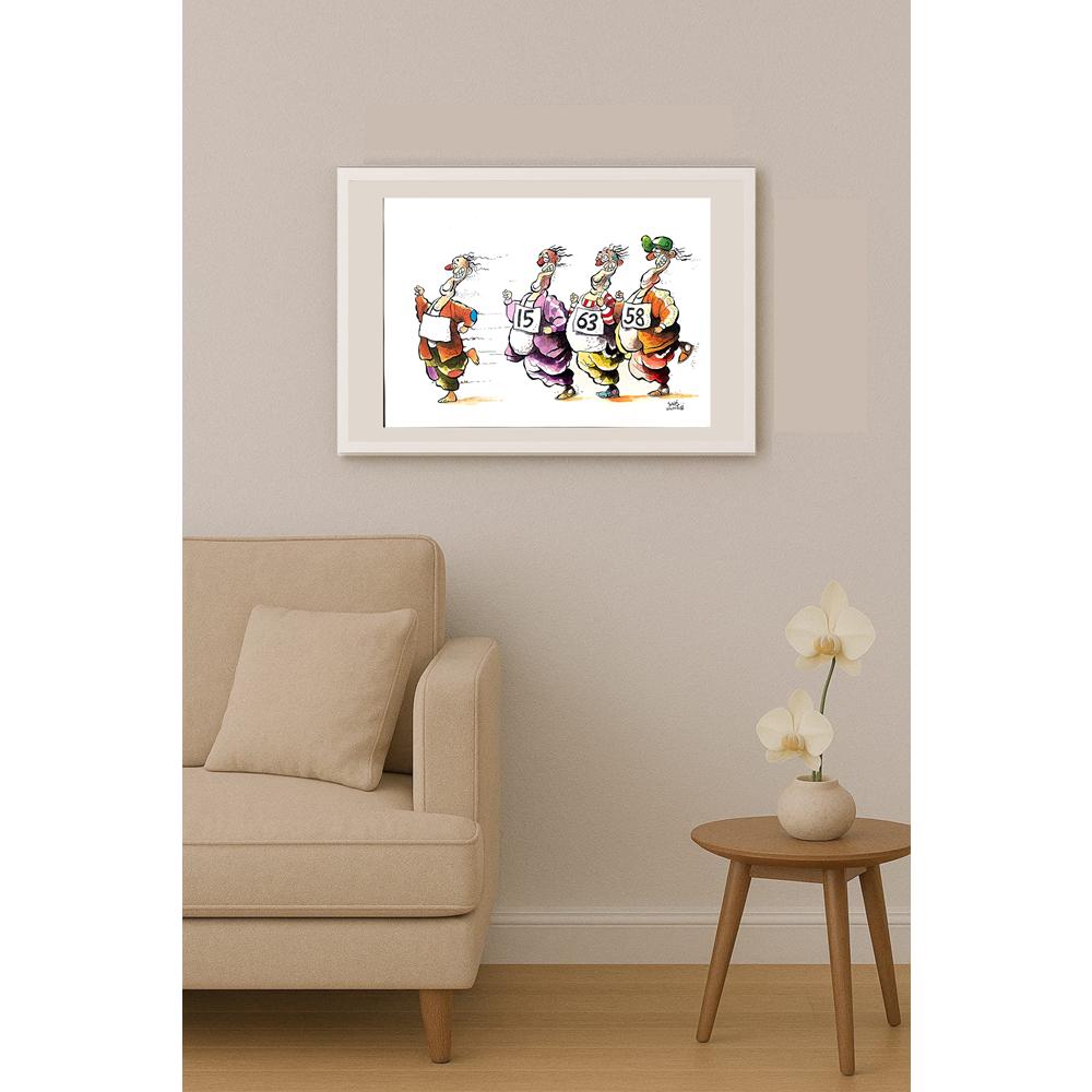 Sait Munzur 43x30cm Orijinal Karikatür BOD03555