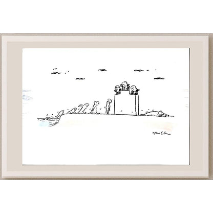 Muhammet Şengöz 35x25cm Orijinal Karikatür BOD03558