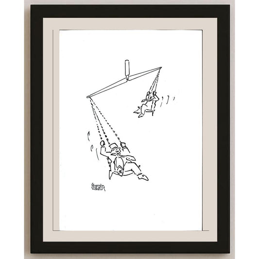 Pamir Yaver 29x21cm Orijinal Karikatür BOD03559