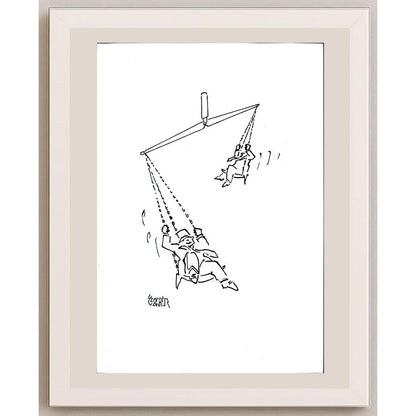 Pamir Yaver 29x21cm Orijinal Karikatür BOD03559