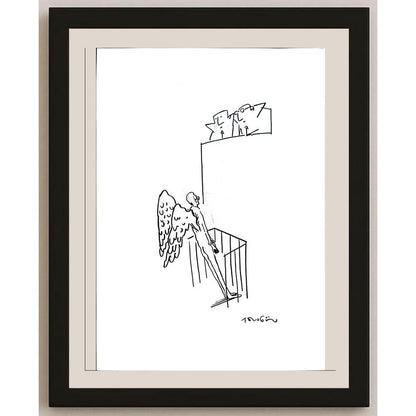 Muhammet Şengöz 35x25cm Orijinal Karikatür BOD03564