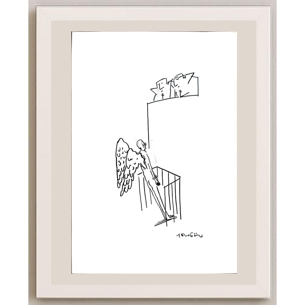 Muhammet Şengöz 35x25cm Orijinal Karikatür BOD03564