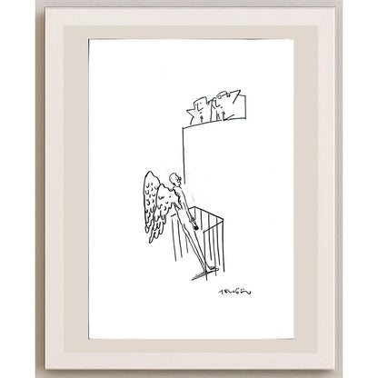 Muhammet Şengöz 35x25cm Orijinal Karikatür BOD03564