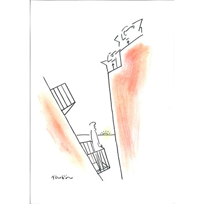 Muhammet Şengöz 35x25cm Orijinal Karikatür BOD03565