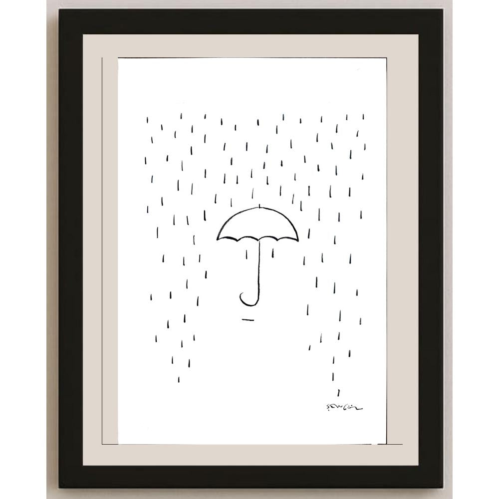 Muhammet Şengöz 35x25cm Orijinal Karikatür BOD03567