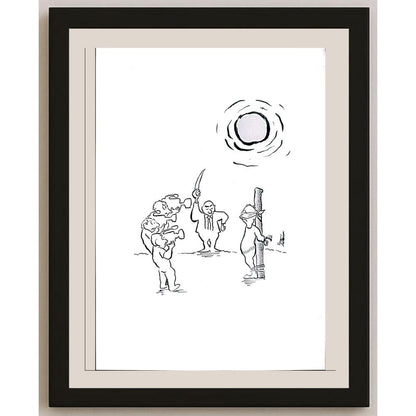 Unknown 29x21cm Orijinal Karikatür BOD03570
