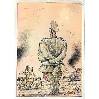 Igor Smirnov 29x21cm Orijinal Karikatür BOD03573