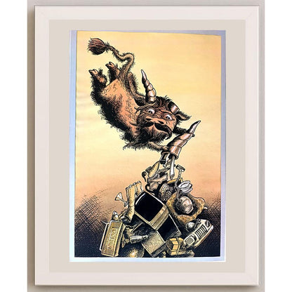 Vladimir Kazanevsky 43x30cm Orijinal Karikatür BOD03582