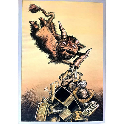 Vladimir Kazanevsky 43x30cm Orijinal Karikatür BOD03582