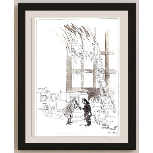 Bert Witte 29x21cm Orijinal Karikatür BOD03591