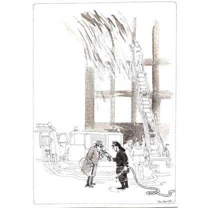 Bert Witte 29x21cm Orijinal Karikatür BOD03591