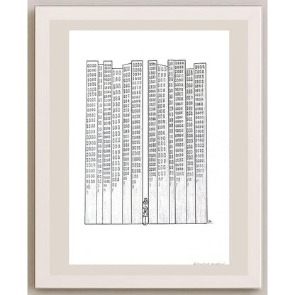 Ferruh Doğan 43x30cm Orijinal Karikatür BOD03602