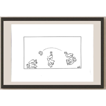 Kamil Masaracı 43x30cm Orijinal Karikatür BOD03603