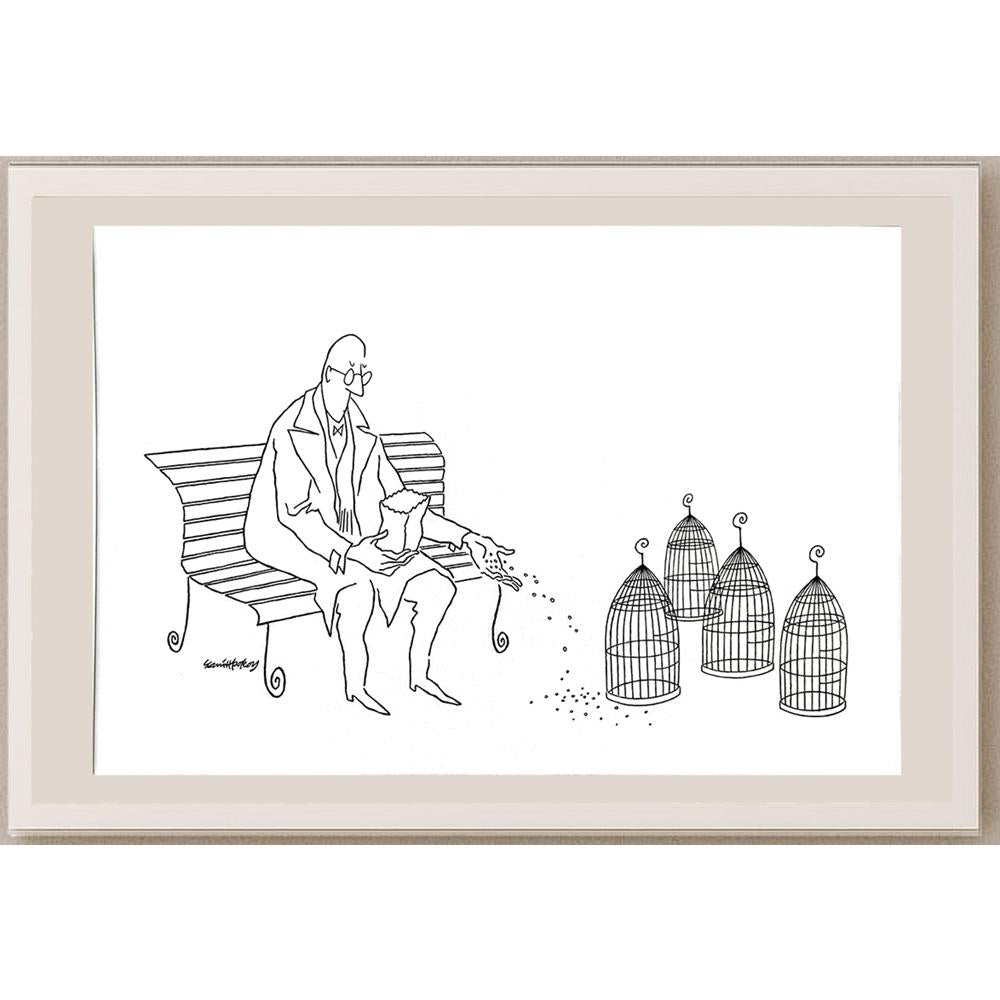 Semih Poroy 35x25cm Orijinal Karikatür BOD03604