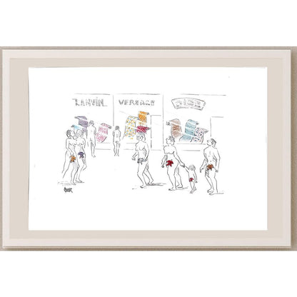 Sami Caner 43x30cm Orijinal Karikatür BOD03607