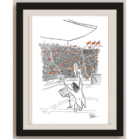 İzel Rozental 43x30cm Orijinal Karikatür BOD03618