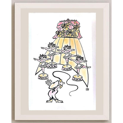 Nezih Danyal 43x30cm Orijinal Karikatür BOD03619