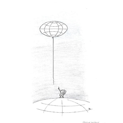 Ferruh Doğan 43x30cm Orijinal Karikatür BOD03623