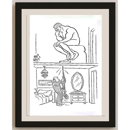 Ali Ulvi Ersoy 43x30cm Orijinal Karikatür BOD03625