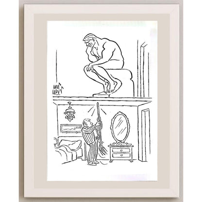 Ali Ulvi Ersoy 43x30cm Orijinal Karikatür BOD03625