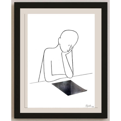 Piyale Madra 43x30cm Orijinal Karikatür BOD03626