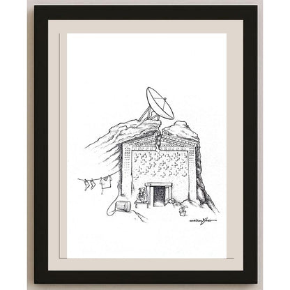 Atila Özer 43x30cm Orijinal Karikatür BOD03627