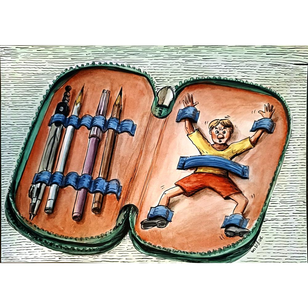 Todorovic Bobisa 29x21cm Orijinal Karikatür BOD03636