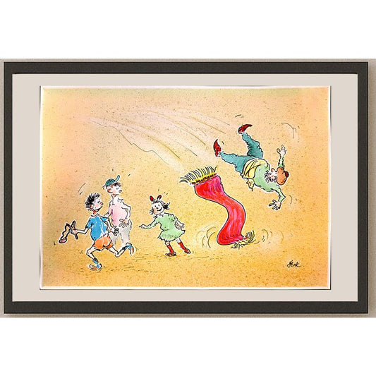 Jiri Mikulecky 29x21cm Orijinal Karikatür BOD03645