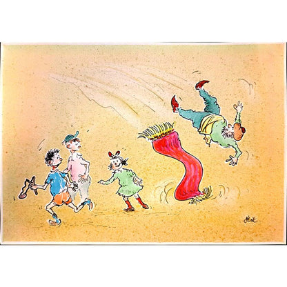 Jiri Mikulecky 29x21cm Orijinal Karikatür BOD03645