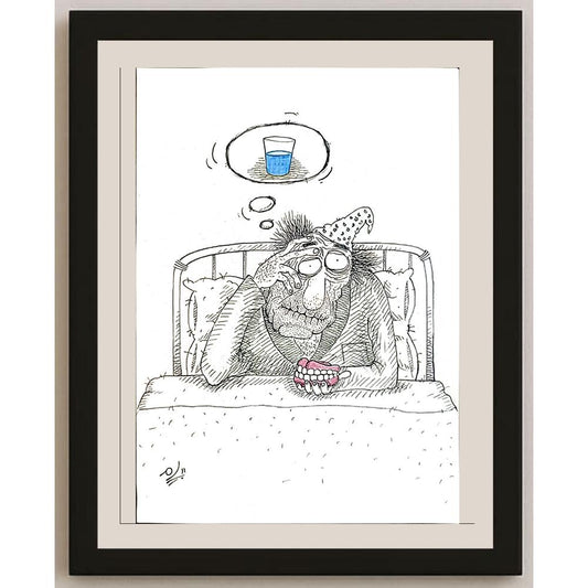 Payam Pourfalah 29x21cm Orijinal Karikatür BOD03650