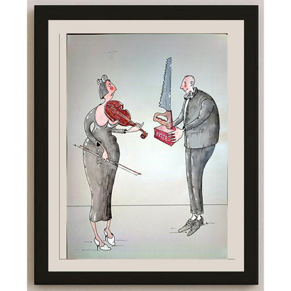 Tsocho Peev 29x21cm Orijinal Karikatür BOD03653
