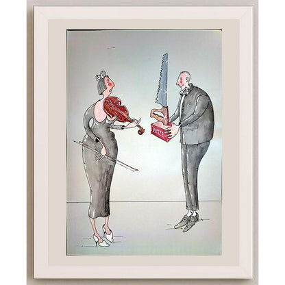 Tsocho Peev 29x21cm Orijinal Karikatür BOD03653