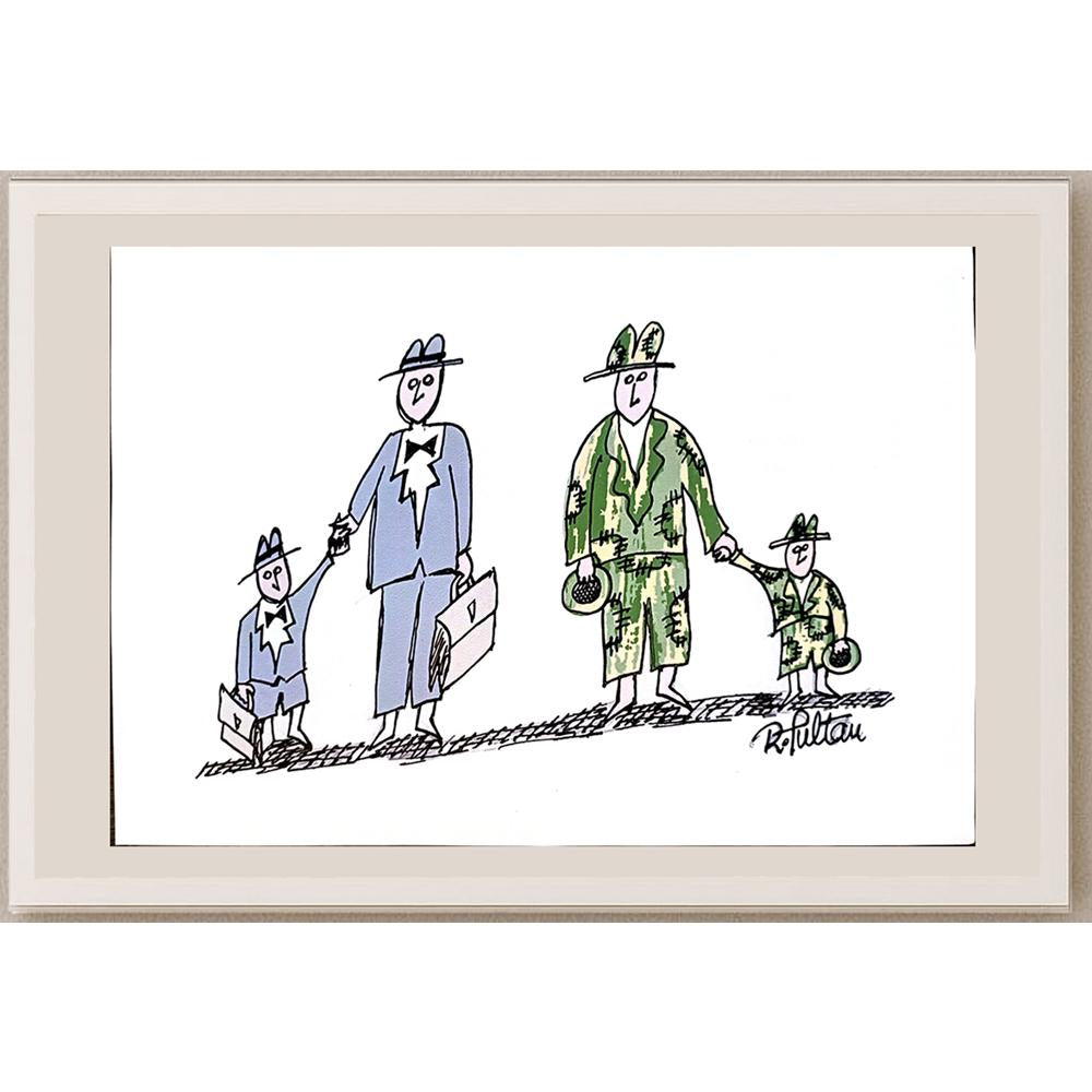 Reshad Sultanovic 29x21cm Orijinal Karikatür BOD03658